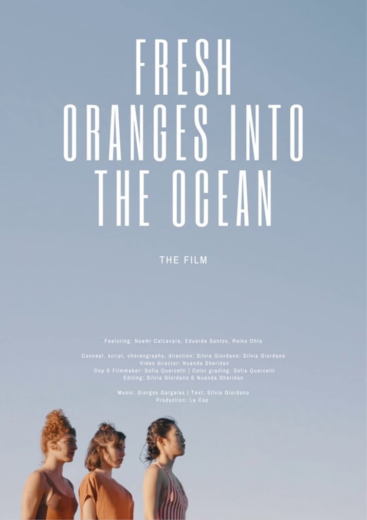 Fresh oranges into the ocean at Vitruvian Thing
